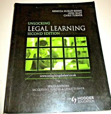 Hodder Education: Unlocking Legal Learning Second Edition/Law/Studying/Revision  • £4.99