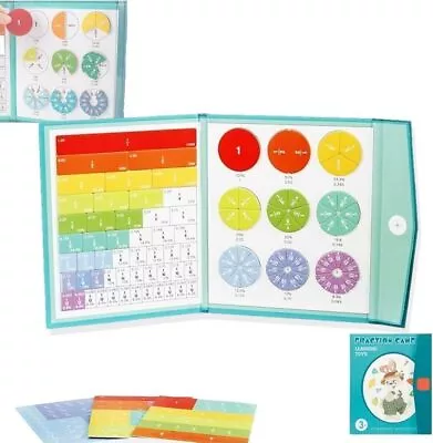 Originbuys Magnetic Fraction Educational PuzzleMagnetic Score Disk Demonstrator • £12.88