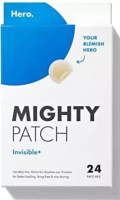 $7.99 • Buy Mighty Patch Invisible+ Hydrocolloid Acne Pimple Patches (24 Count) NIB New
