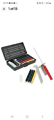 Lansky Durable Deluxe 5 Whetstones Set Sharpening System For Lansky Deluxe Tool • £30.99