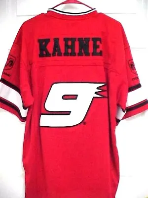 KASEY KAHNE 9 Dodge Evernman NASCAR Embroidered Red Football Jersey M Chase  • $9.99