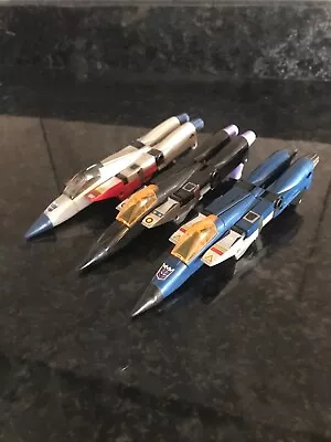 £120 • Buy Transformers G1 Seekers. 2002 Reissues. Starscream, Thundercracker And Skywarp.