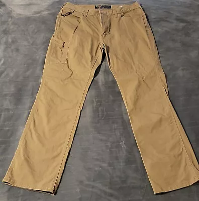 Ariat Pants Mens 36x32 Brown Rebar M4 Relaxed Straight Stretch Work Chore • $34.99