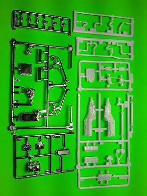 $14.99 • Buy 29 Ford Model A Roadster 1/25 V8 Motor Engine Chrome Supercharged Headers Sweet!