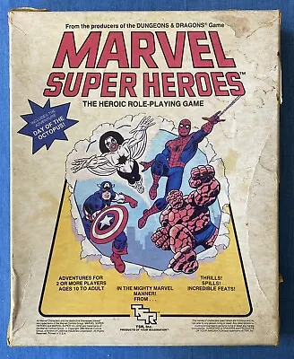 TSR Marvel Super Heroes Heroic Role-Playing Game 1984 Day Of The Octopus6850 • $69.99