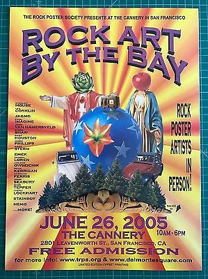 TRPS San Francisco The Rock Poster Society Rock ART By The BAY 2005 Poster • $59