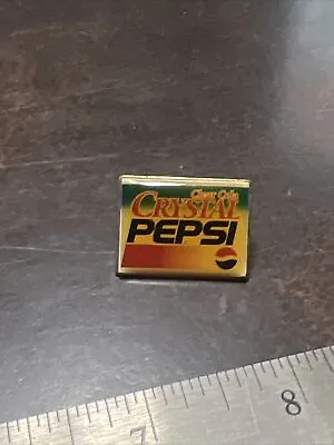 Vintage Pepsi-Cola Employee / Store Issued Pin Crystal Pepsi • $16.84