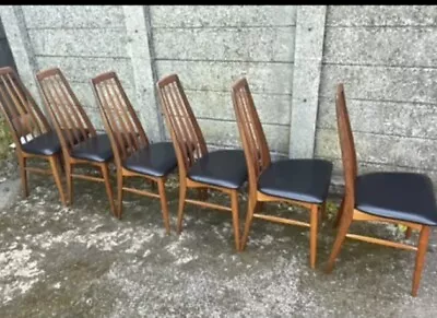 Superb  Set Of Danish Teak Koefoed Dining Chairs Mint Condition • £1095