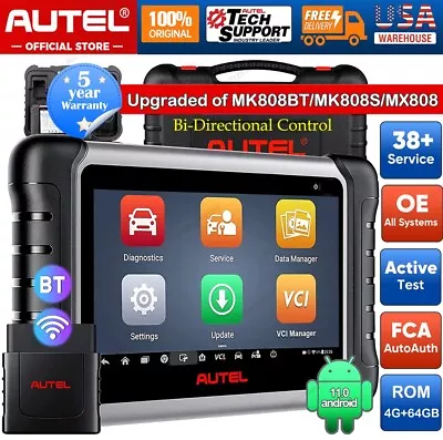 Autel MaxiCom MK808BT Pro Bluetooth Auto Car Diagnostic Tool Full System Scanner • $529