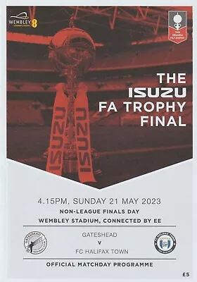 £7.99 • Buy 2023 FA TROPHY/VASE FINAL (HALIFAX V GATESHEAD) + (NEWPORT PAGNELL V ASCOT)