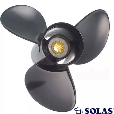 New Aluminum Propeller Fits Yamaha 2 Stroke 8 Spline 15 8-20 Hp 1984-2009 • $98.56