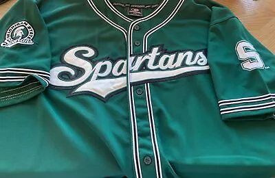 Colosseum Sport Michigan State University NCAA Men's Baseball Jersey Size 2XL • $64.50