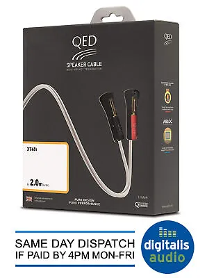 QED XT40i Reference Speaker Cable Terminated With Airloc Banana Plugs 2m 3m 5m • £169