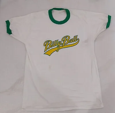 Vintage T-Shirt - BILLY BALL Billy Martin Oakland A's 1980's XL Baseball • $15