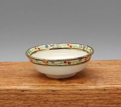 Vintage OOAK Jean Yingling Porcelain Serving Bowl Dollhouse Miniature 1:12 • $34.99