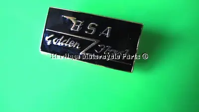 Gomm Pin BADGE BSA GOLDEN FLASH Lapel Brooch Black Enamel On Metal England Made • $21.06