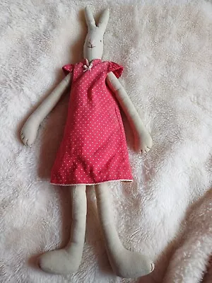 Maileg Rabbit Red Nightie Retired(?)size 3 • £22.99