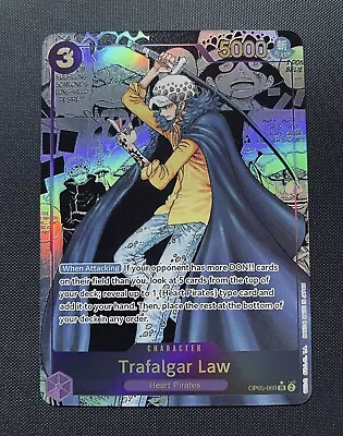 HIGHER QUALITY Ver. 2 CUSTOM English One Piece Trafalgar Law Manga Rare OP05-069 • $34.95