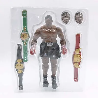 Mike Tyson Figure Boxer With 3 Head Sculpts Action Figure Collectibles Model HOT • £22.98