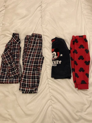 £6.50 • Buy Night Suits Sleepsuits Bundle Mickey Mouse Fleece & Flannel Set 12-18 Months