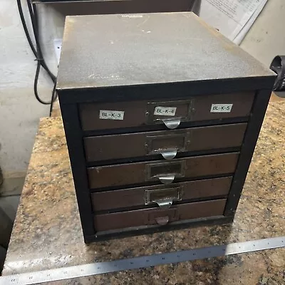 KENNEDY 5D 5 Drawer Machinist Parts Cabinet K304 • $120