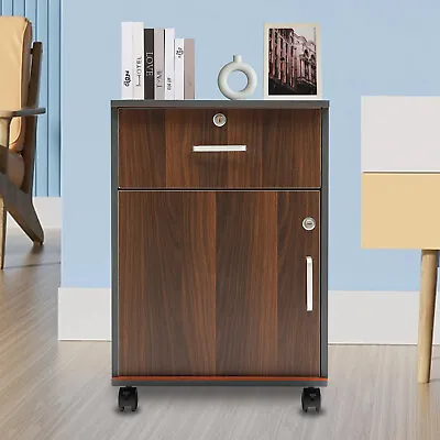 Filing Cabinet 1-Drawer Organizer Vertical File Cabinet Office Storage With Lock • $56.06