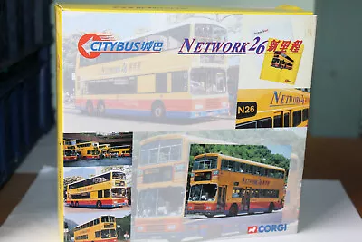 Corgi Ooc 1:76 Citybus Hong Kong Network 26 Two Model Set 45006 • £9.99