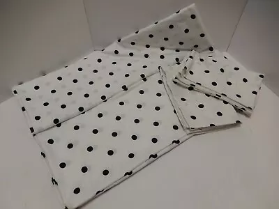 Marilyn Monroe Home Polka Dot Flat Sheet 101 X106  2 Pillowcases 40 X20   • $18.50