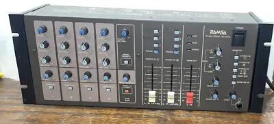 Vintage Ramsa Panasonic WR-M10A DJ Audio Mixer Preamp W/ Compression- EXCELLENT • $249