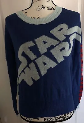 $15 • Buy Star Wars Crewneck Graphic Sweater Medium Juniors