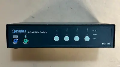 Planet Networking 4-Port Combo KVM Switch KVM-410 • $12.50
