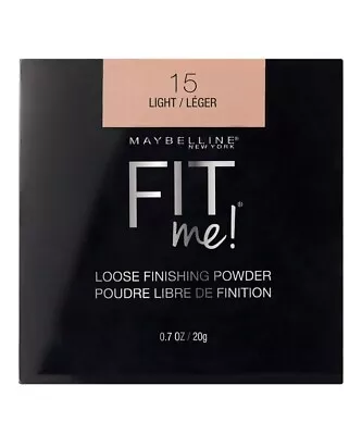 Maybelline New York FIT Me! Loose Finishing Powder For Face - 15 Light - 0.7 Oz. • $11.99