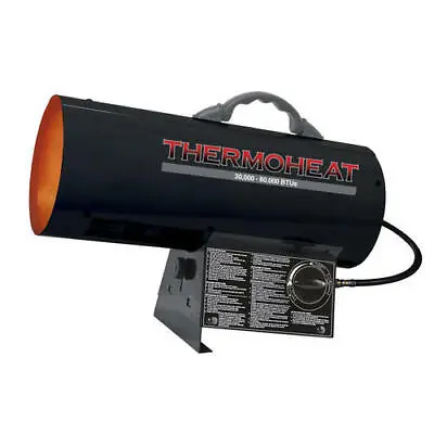 $171.98 • Buy Portable Forced Air Propane Heater Garage Shop Worksite 60,000 BTU Variable Heat