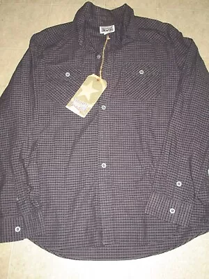 Converse One Star Check Shirt Plum/black Mens Size XL NWT • $29.99