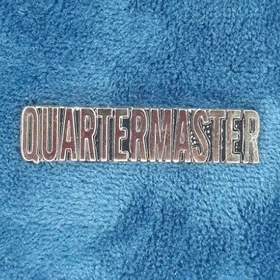 QUARTERMASTER (1-1/2 ) Military Hat Vest Lapel Pin Badge Army Navy Marines • $5.99