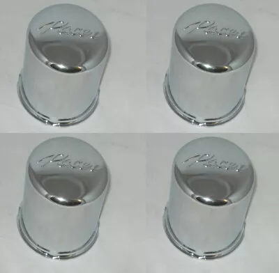 4 Cap Deal Pacer Fits 3.28  Dia Bore Chrome Wheel Rim Center Cap Push Thru 101hm • $39.95