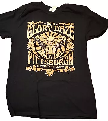 Biker Shirt 2019 Glory Daze Pittsburgh Motorcycle Show Retro • $18.99