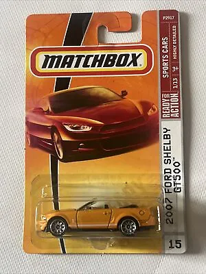 2009 Matchbox /#15 2007 Ford Shelby GT500 / Orange / Sports Cars C4 • $11.99
