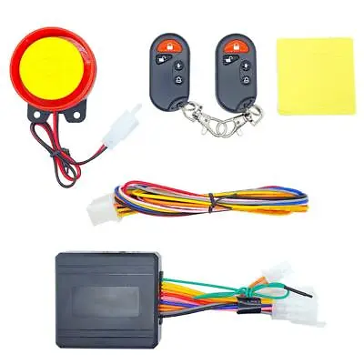 12V Alarm System Motorcycle Bike Anti-theft Security Remote Control Engine Start • $22.49