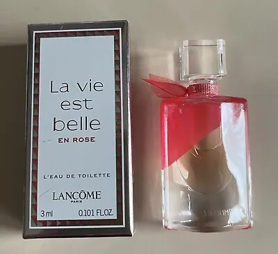 La Vie Est Belle En Rose L'Eau De Toilette 3ml Miniature New/unused • £8.50
