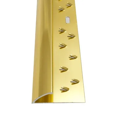 Carpet Edge Threshold Door Strip Bar 2.7m 9ft Gold Brass Colour • £39.99