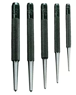 General Tools SPC74 Round Shank Center Punches Set Of 5 From 1/16 In To 5/32 In • $19.25