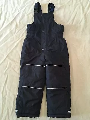 Hanna Andersson Snowpants 100 Boys Girls Black Bibs Overalls • $11.71