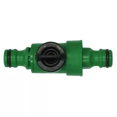 Garden-Hose Pipe Inline Tap 1/2 Shut-Off Valve Fitting Connector Removable • £4.49