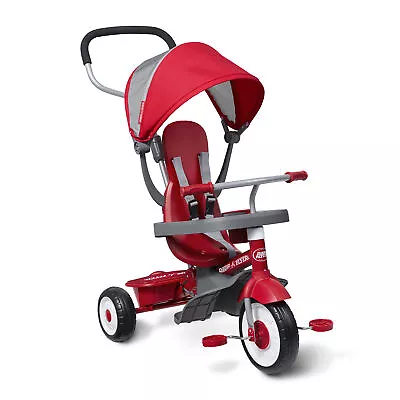 EZ Fold 4-in-1 Stroll 'N Trike Infant Toddler Stroller Tricycle Red (Open Box) • $88.88