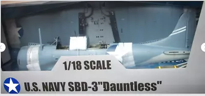 Merit Sbd-3 Dauntless Dive Bomber Vb-6 Uss Enterprise Battle Of Midway 1:18 Mib • $600
