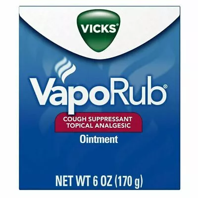 NEW SEALED!💚Vicks VapoRub Cough Suppressant Topical Analgesic Ointment 6 Oz💚 • $22.99