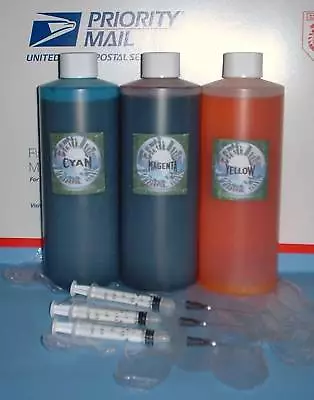 48 Oz Environmentally Earth Friendly Eco Ink Kit Refill Any Printer 16 Oz C/m/y • $47.95