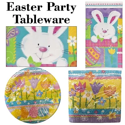 Paper Napkins Plates Easter Tableware Table Decorations Party Supplies • £1.99