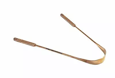 2 Pack Zenia Pure HEAVY DUTY  COPPER Metal Tongue Scraper Cleaner • $4.99